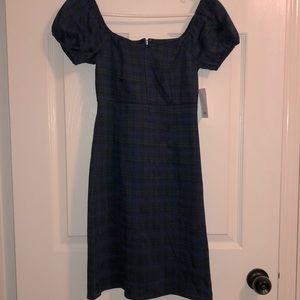 Short plaid dress